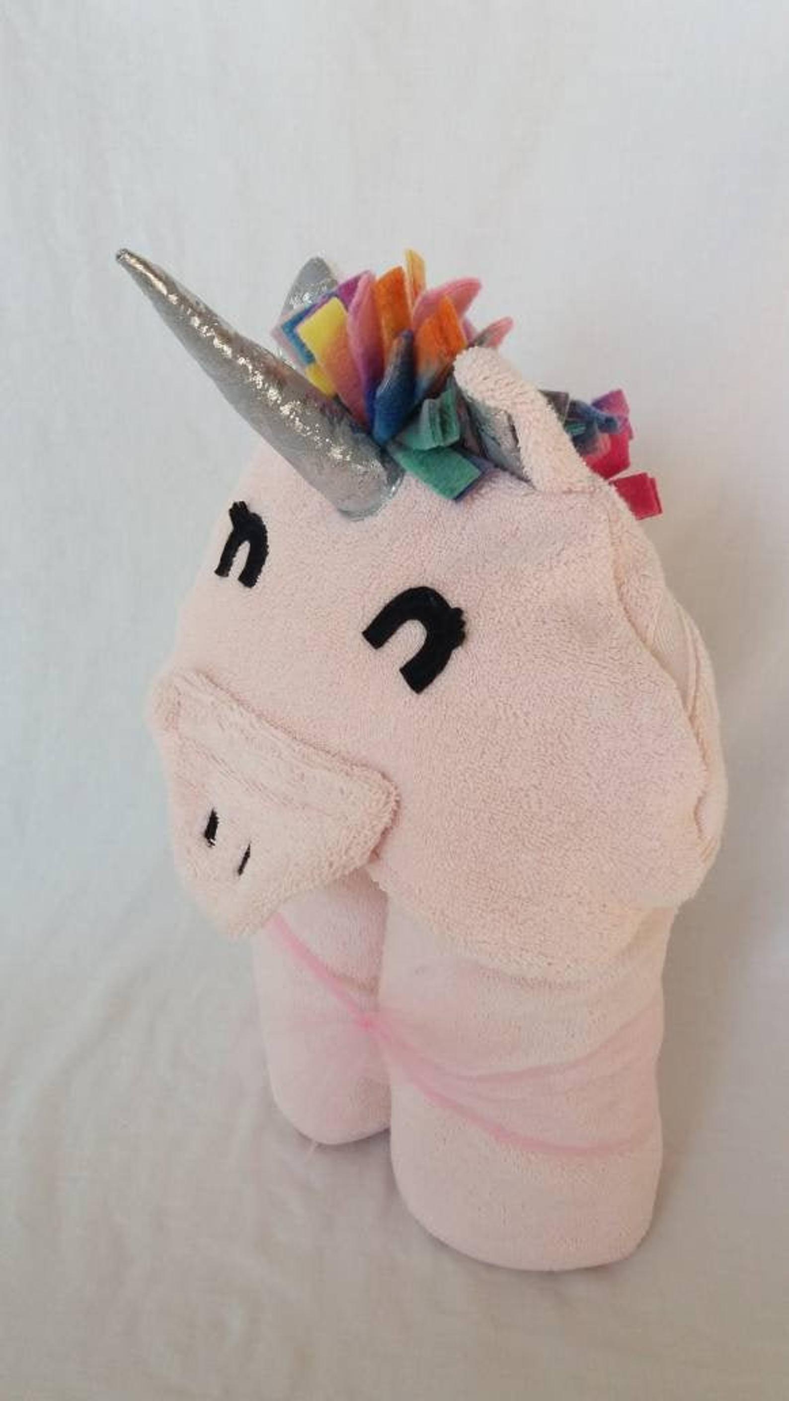 Hooded Bath Towel - Unicorn